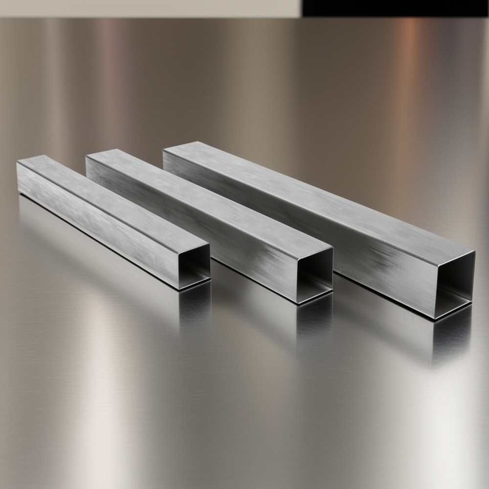 Труба профильная квадратная нержавеющая 40х40 2 мм 12Х18Н10Т матовая