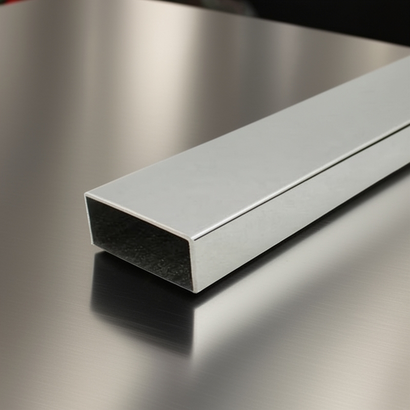 Труба профильная прямоугольная нержавеющая 50х20х2 08Х18Н10 AISI 304 шлифованная