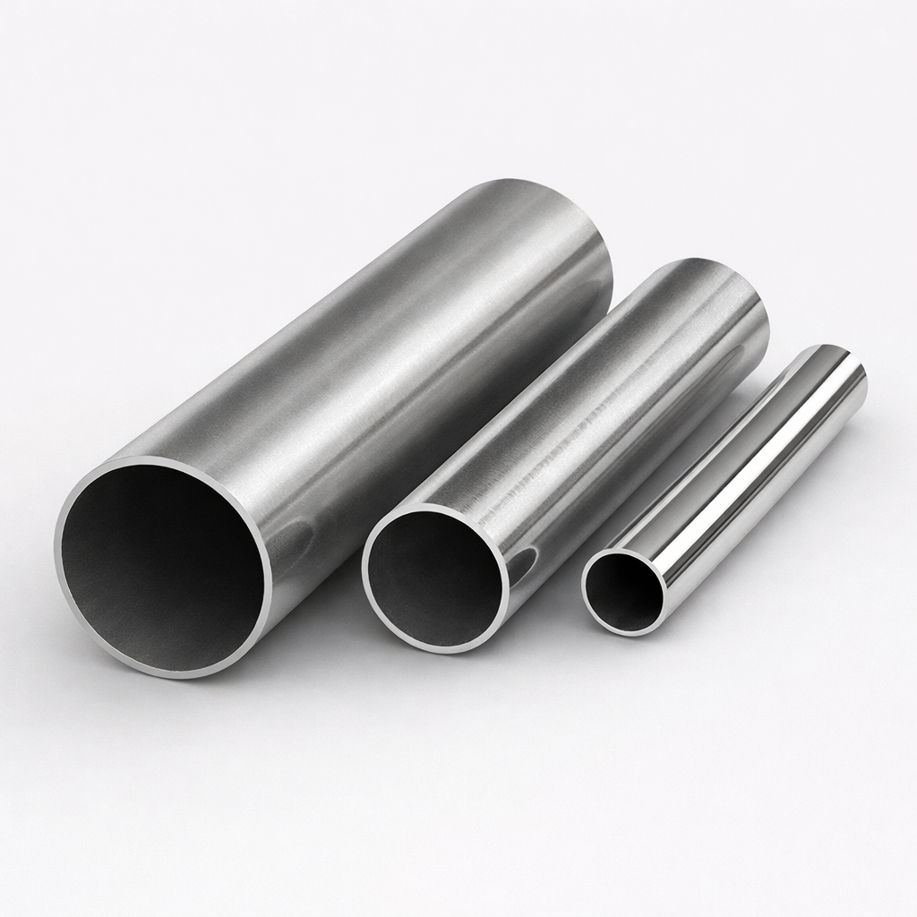 Трубы нержавеющие электросварные ЭСВ 12x1 зерк ASTM A554