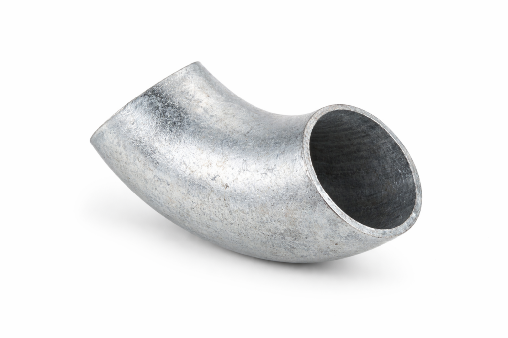 Отвод оцинкованный бесшовный 90гр Дн 133х8 (Ду 125) под приварку