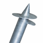 Оцинкованная винтовая свая 76х1650